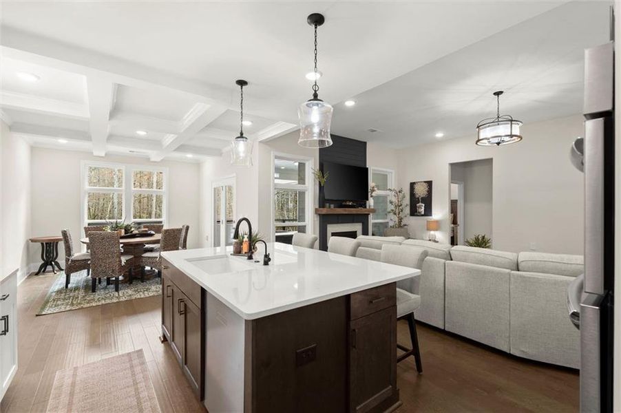 Furnished interior view inside a new home in , Woodstock (Image 6).