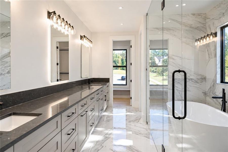 Furnished interior view inside a new home in , Milton (Image 12).