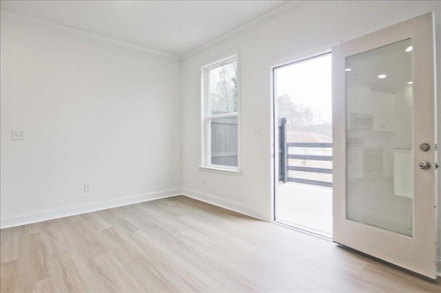 Spacious, unfurnished interior of a new home in Porter Reserve, Decatur (Image 18). Spacious, unfurnished interior of a new home in Porter Reserve, Decatur (Image 18).