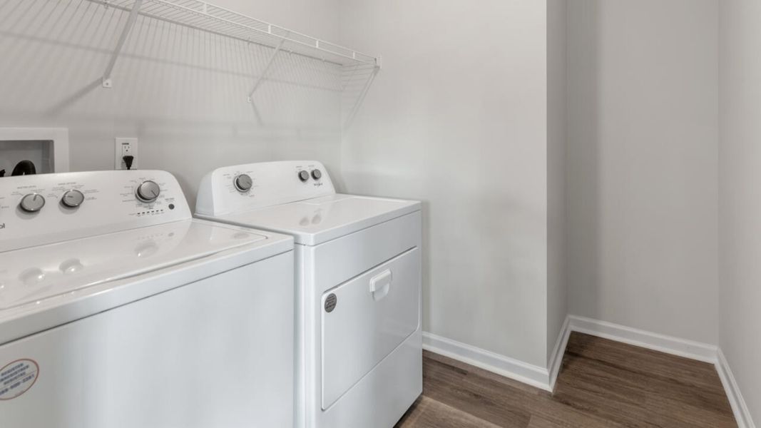 Furnished interior view inside a new home in Indigo Preserve, Leland (Image 13).