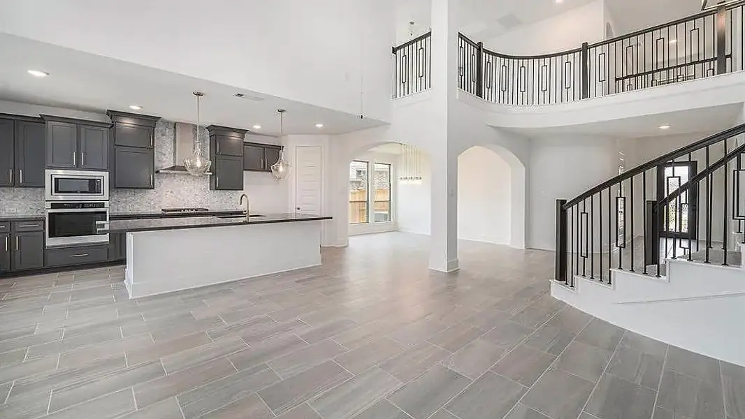Furnished interior view inside a new home in Jordan Ranch, Katy (Image 3).