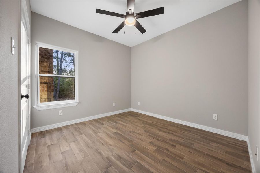 Sample of Home. Fifth bedroom or office with closet