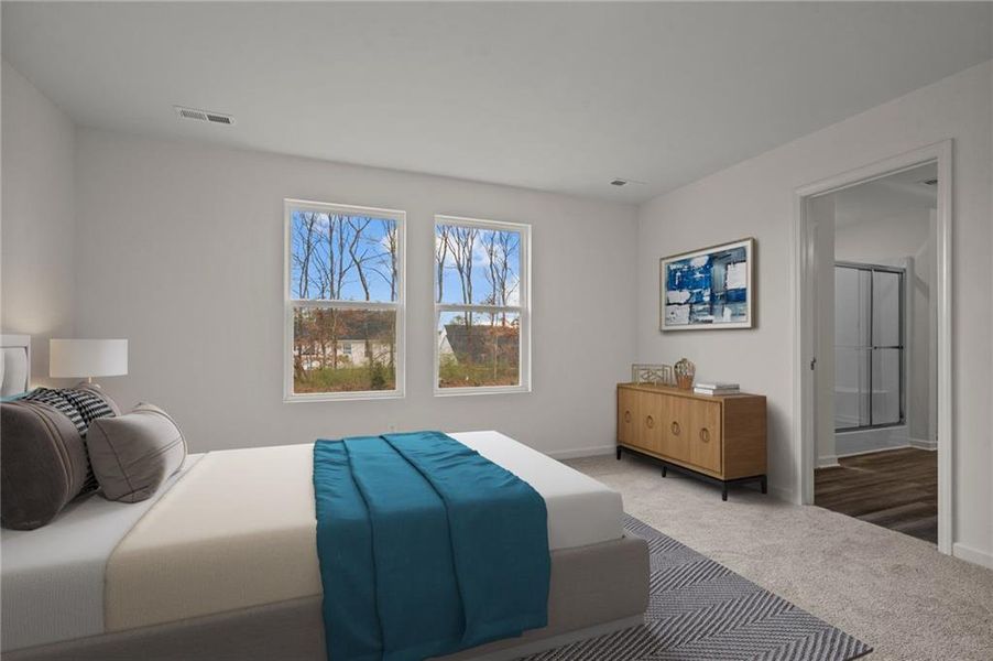 Furnished interior view inside a new home in Crescent Pointe, Carrollton (Image 9).
