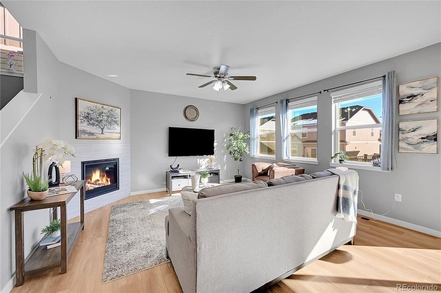 Furnished interior view inside a new home in , Parker (Image 13). Furnished interior view inside a new home in , Parker (Image 13).