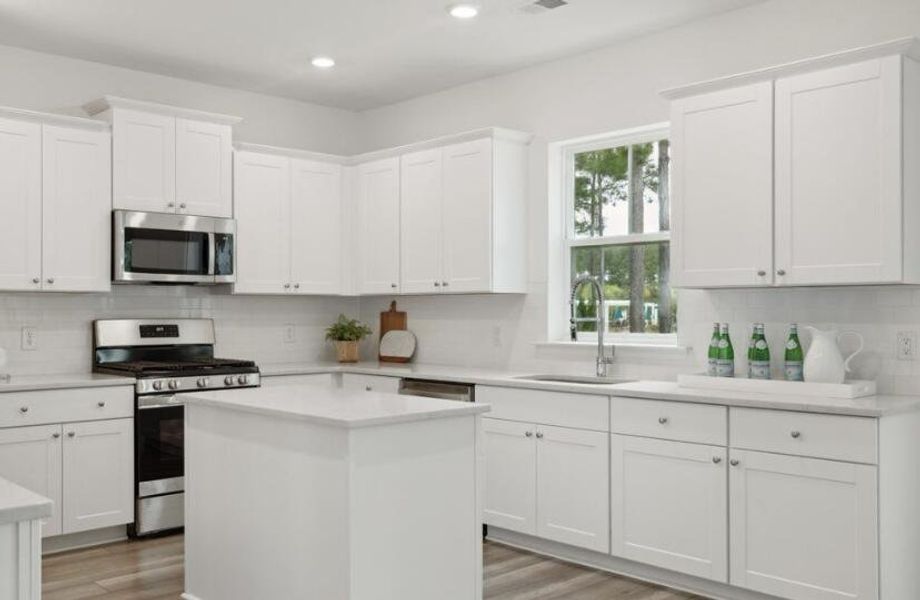 Furnished interior view inside a new home in Sweetgrass at Summers Corner, Summerville (Image 29).