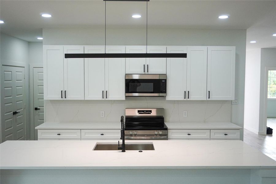 Furnished interior view inside a new home in , Cleveland (Image 14).