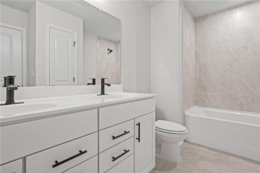 Furnished interior view inside a new home in Reunion, Hoschton (Image 8). Furnished interior view inside a new home in Reunion, Hoschton (Image 8).