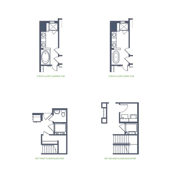 2D floor plan layout for the Monterey 3 by Grenadier Homes in The Tribute, The Colony, TX (Image 4). 2D floor plan layout for the Monterey 3 by Grenadier Homes in The Tribute, The Colony, TX (Image 4).