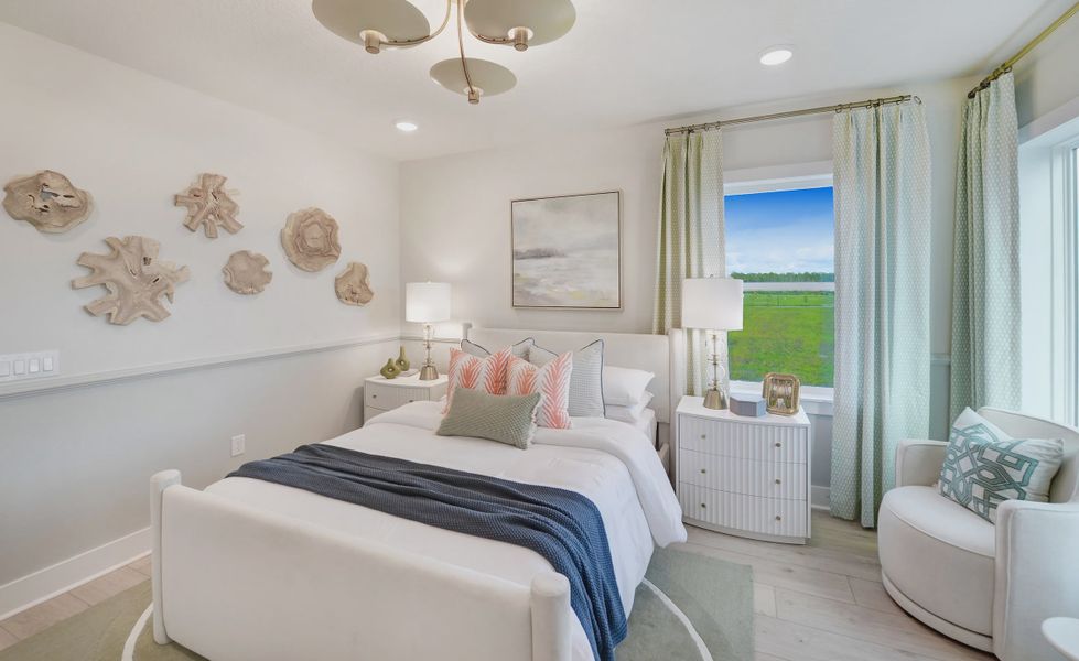 Furnished interior view inside a new home in Weslyn Park at Sunbridge, St. Cloud (Image 34).