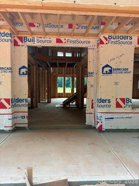 In-progress construction of a new home in , Monroe, NC (Image 12).