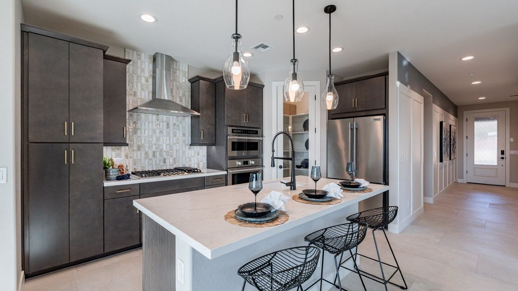Representative furnished interior of a home built from the Bluebell by DRB Homes in Teravalis, Buckeye (Image 9).