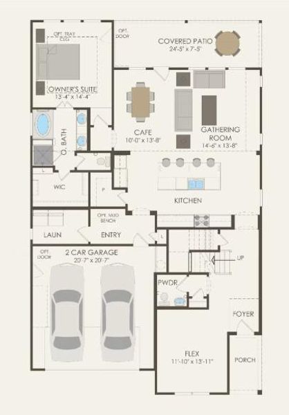 Pulte Homes, Beaumont floor plan