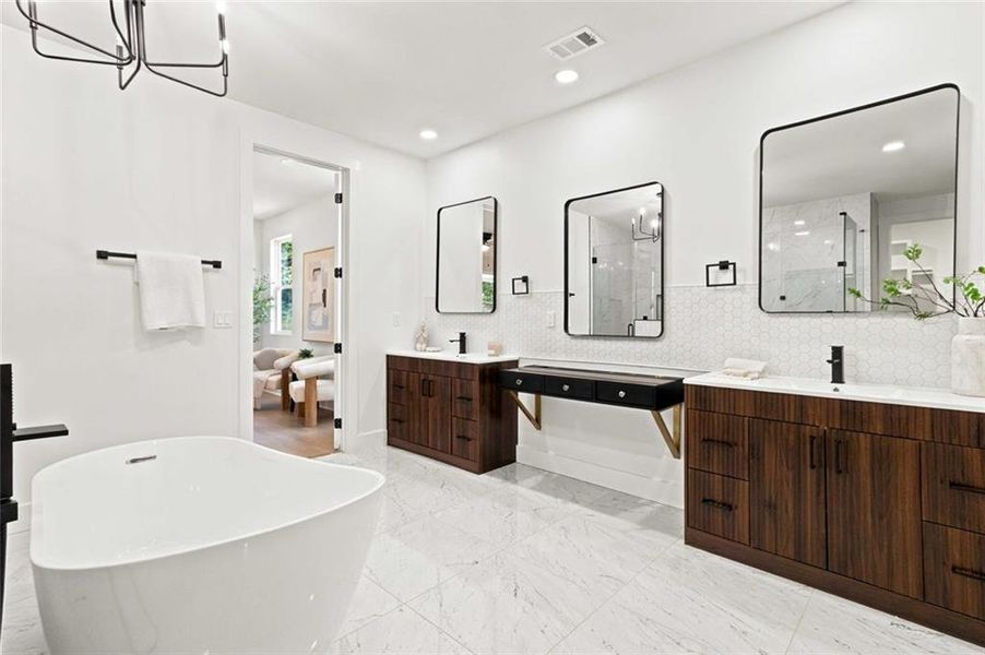 Furnished interior view inside a new home in , Griffin (Image 39).