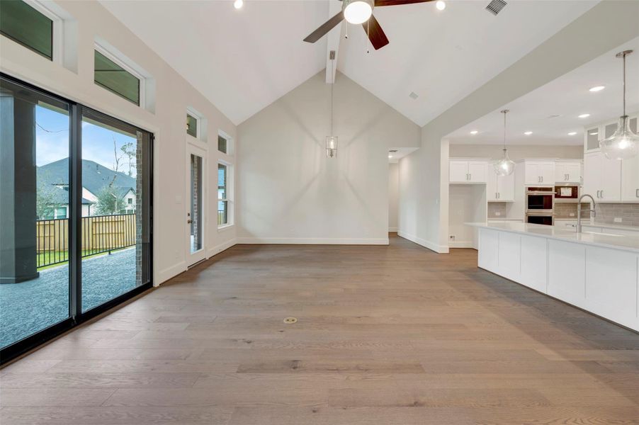 Spacious, unfurnished interior of a new home in The Woodlands Hills 70’, Willis (Image 18).