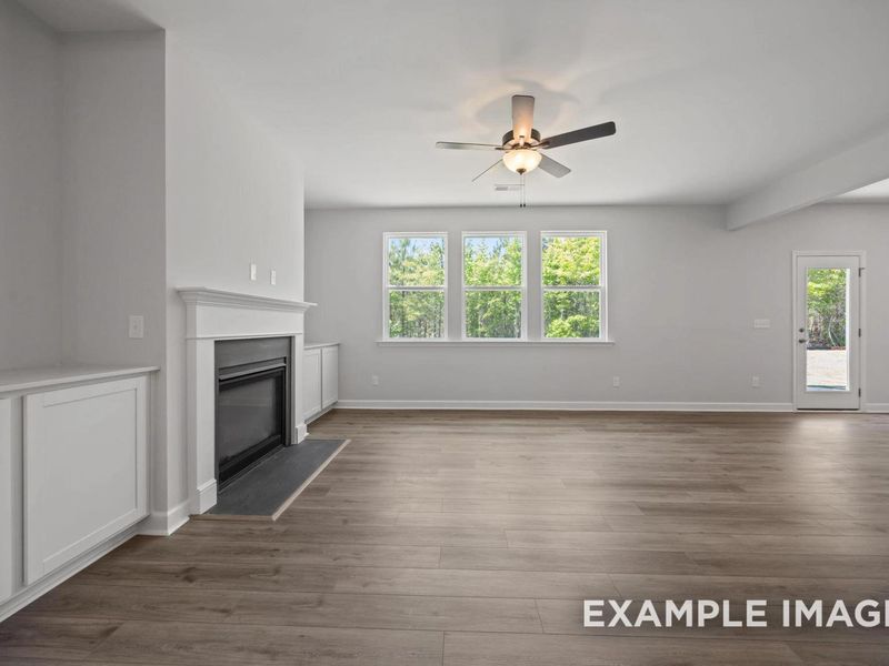 Spacious, unfurnished interior of a new home in Wendell Ridge, Wendell (Image 15).