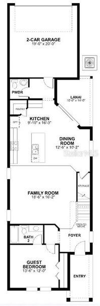 2D floor plan layout of this home in Lake Star at Ovation, Winter Garden, FL (Image 2). 2D floor plan layout of this home in Lake Star at Ovation, Winter Garden, FL (Image 2).