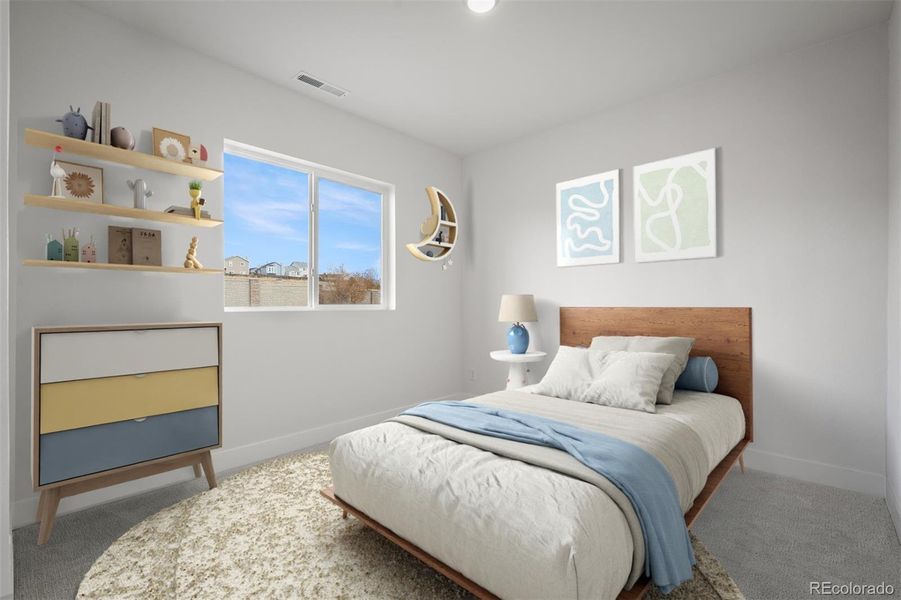 Furnished interior view inside a new home in Trailside at Cottonwood Creek, Colorado Springs (Image 9).