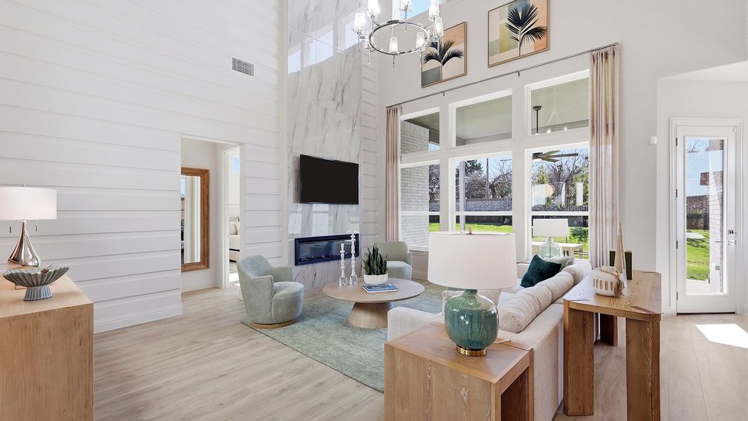 Representative furnished interior of a home built from the Dartmouth by DRB Homes in Green Meadows Classic, Celina (Image 7). Representative furnished interior of a home built from the Dartmouth by DRB Homes in Green Meadows Classic, Celina (Image 7).