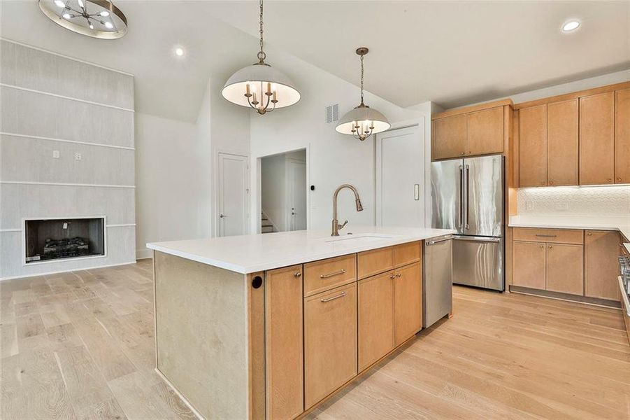 Furnished interior view inside a new home in Gardens at Arbor Springs, Newnan (Image 10).
