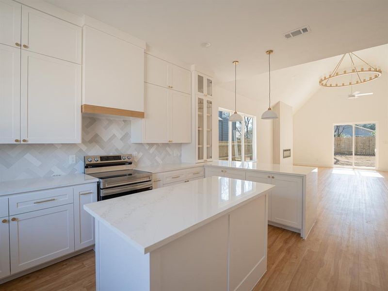 Furnished interior view inside a new home in , Dallas (Image 9). Furnished interior view inside a new home in , Dallas (Image 9).