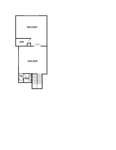 2D floor plan layout for the 3218 by Texas Homes in Ventana, Bulverde, TX (Image 4).