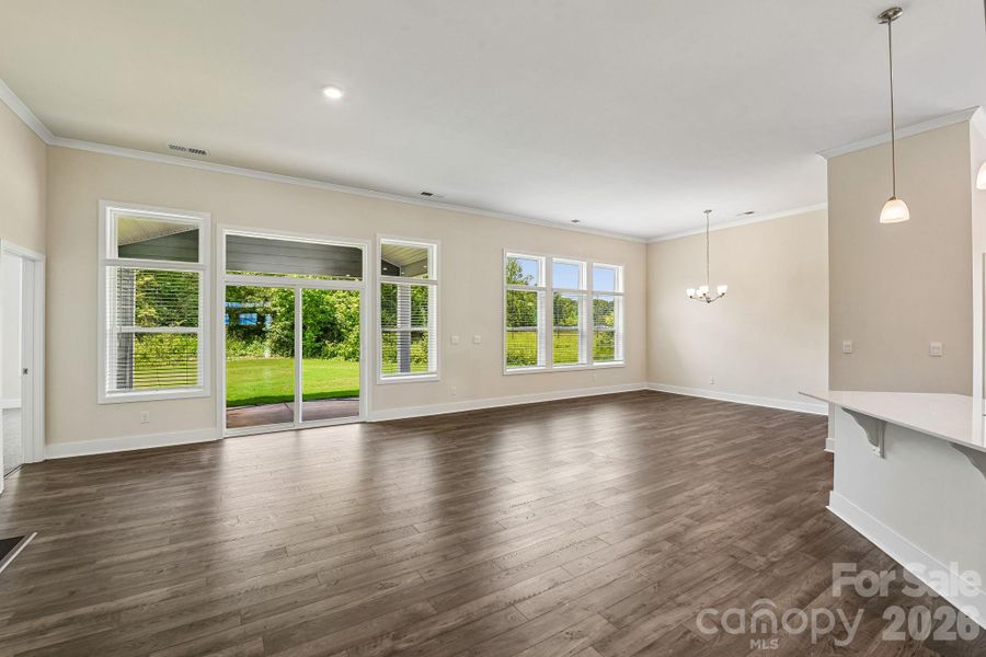 Spacious, unfurnished interior of a new home in Sanctuary at Southgate, Indian Trail (Image 12).