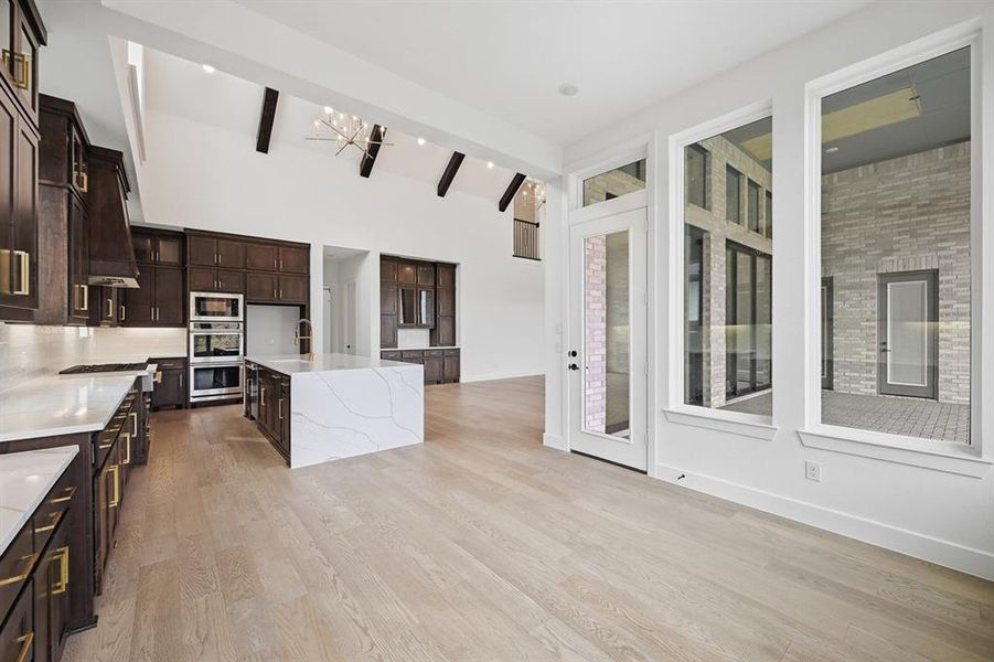 Furnished interior view inside a new home in StarView, Prosper (Image 18).