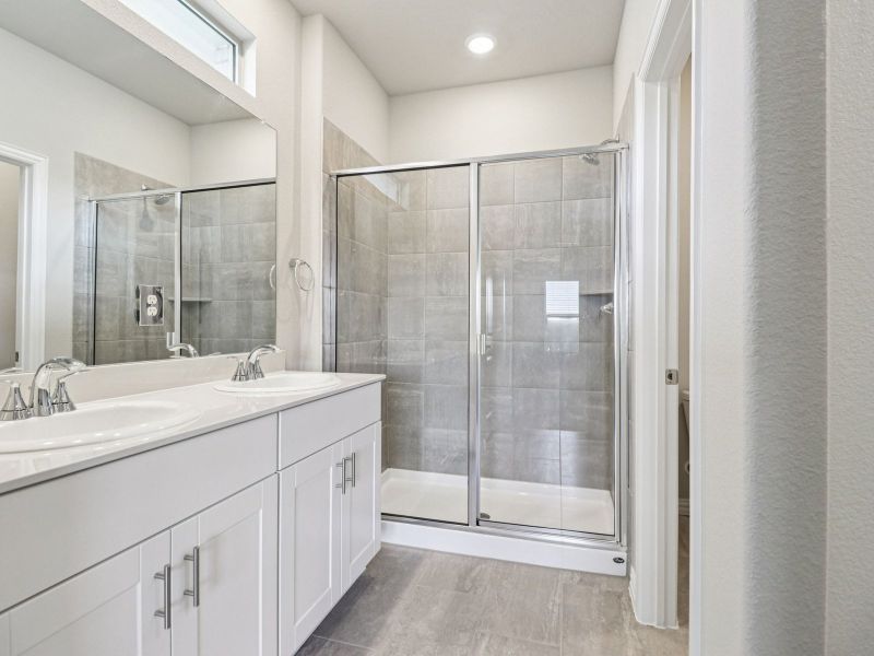 Furnished interior view inside a new home in Eastridge - Spring Series, McKinney (Image 7).