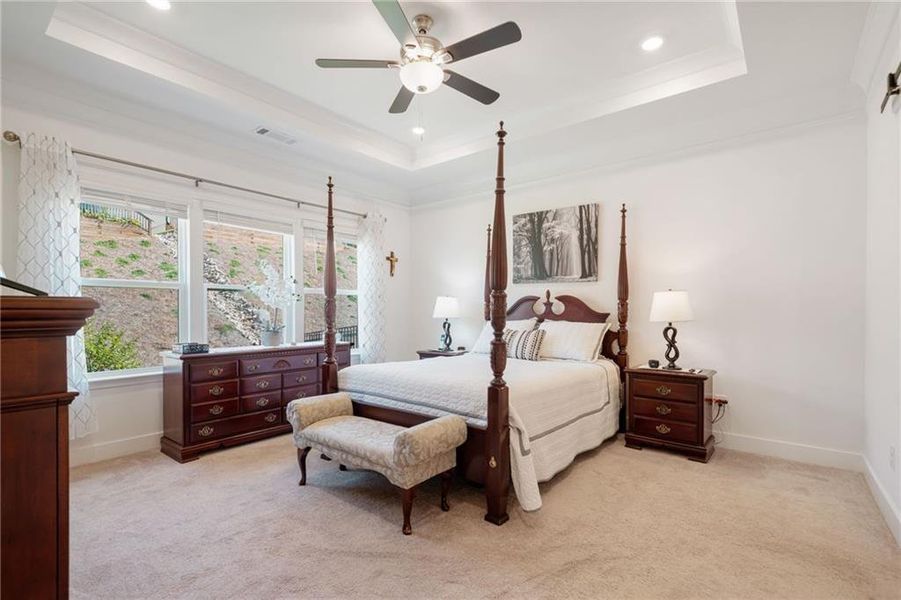 Furnished interior view inside a new home in Hickory Bluffs, Canton (Image 14).