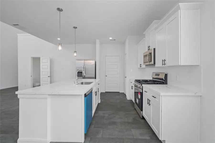 Representative furnished interior of a home built from the Iris 2400S by Saratoga Homes in Aldine Pines, Houston (Image 3). Representative furnished interior of a home built from the Iris 2400S by Saratoga Homes in Aldine Pines, Houston (Image 3).