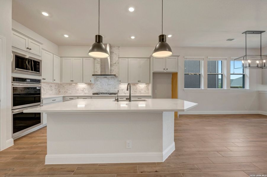 Furnished interior view inside a new home in Davis Ranch 50', San Antonio (Image 9).