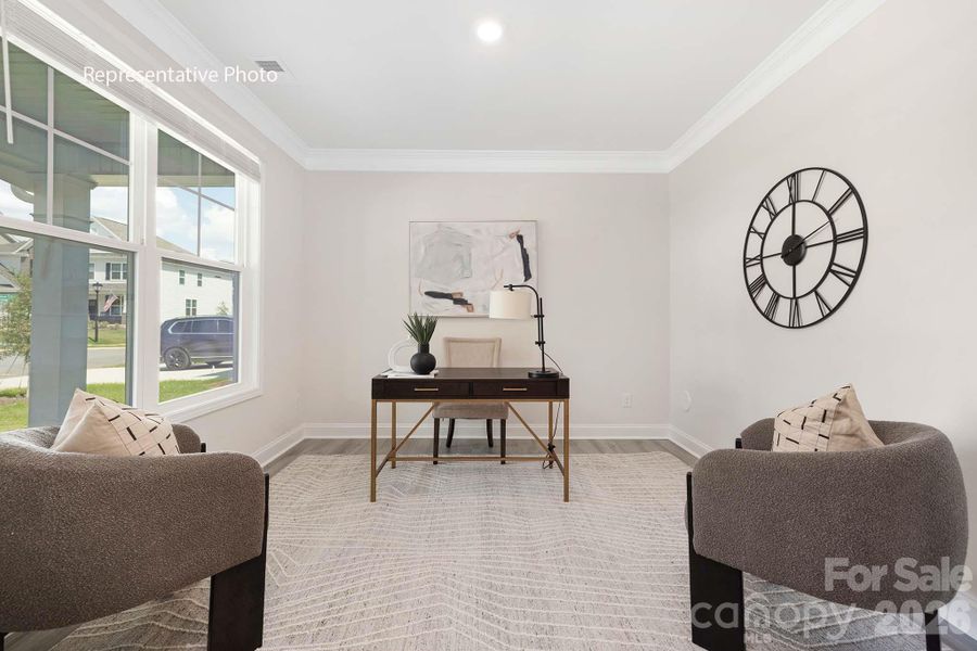 Furnished interior view inside a new home in Sylvan Creek, Denver (Image 17).