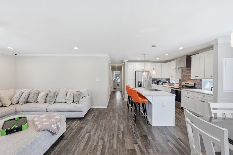 Furnished interior view inside a new home in , Walterboro (Image 9).