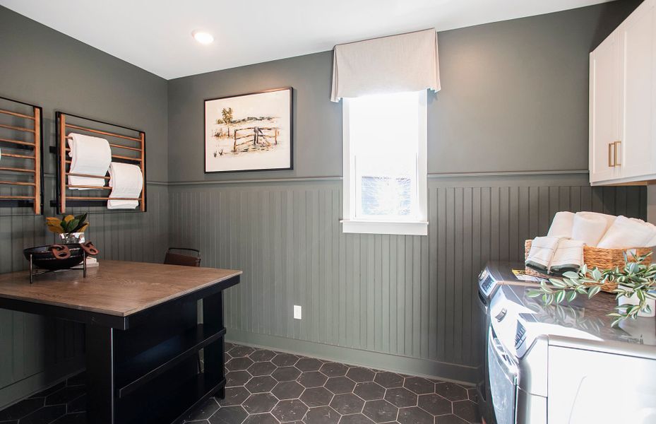 Stardom Laundry in new home construction by Del Webb homebuilders Nashville Stardom Laundry in new home construction by Del Webb homebuilders Nashville