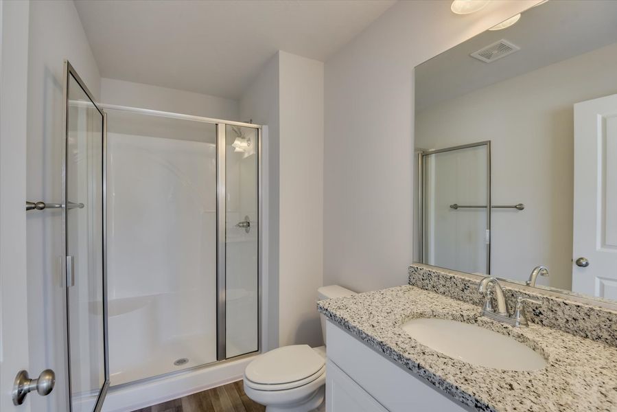Modern Bathroom in New Townhome for Sale at 878 Rachel Branch Forrest Bluff, North Augusta SC