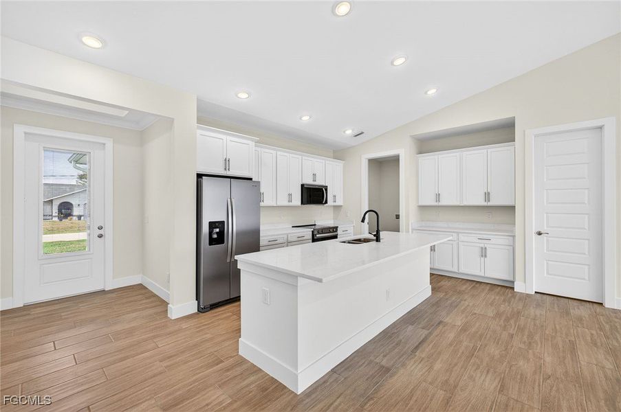 Furnished interior view inside a new home in Cape Coral, Cape Coral (Image 9). Furnished interior view inside a new home in Cape Coral, Cape Coral (Image 9).