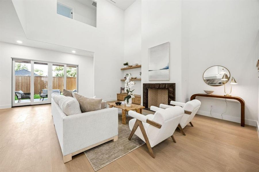 Furnished interior view inside a new home in , Dallas (Image 16).