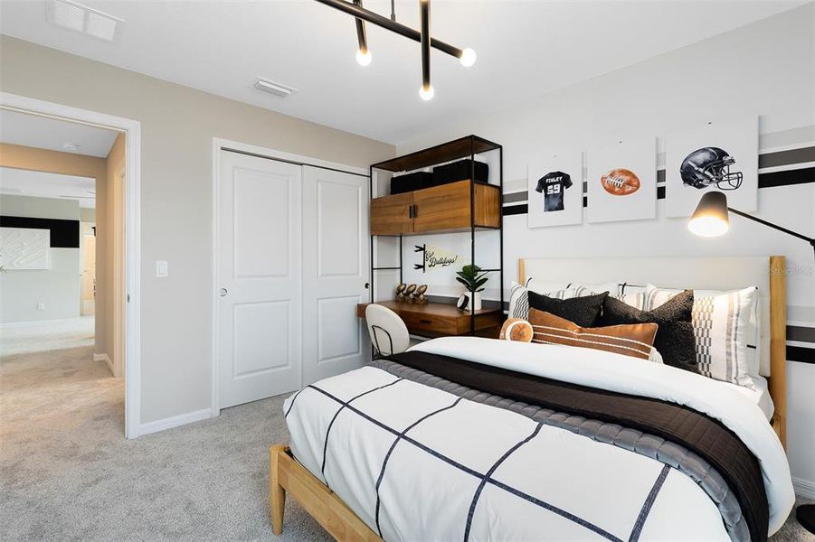 Furnished interior view inside a new home in EverBe, Orlando (Image 28).