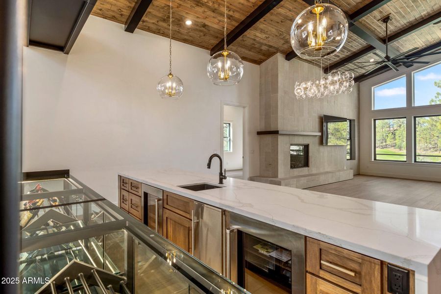 Bar Island Toward Living Room