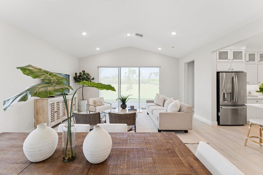 Furnished interior view inside a new home in , Port St. Lucie (Image 52).