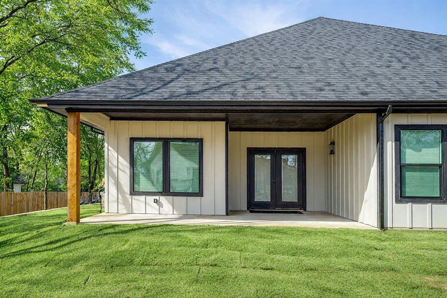 Exterior details and patio area of a home in , Runaway Bay (Image 33). Exterior details and patio area of a home in , Runaway Bay (Image 33).