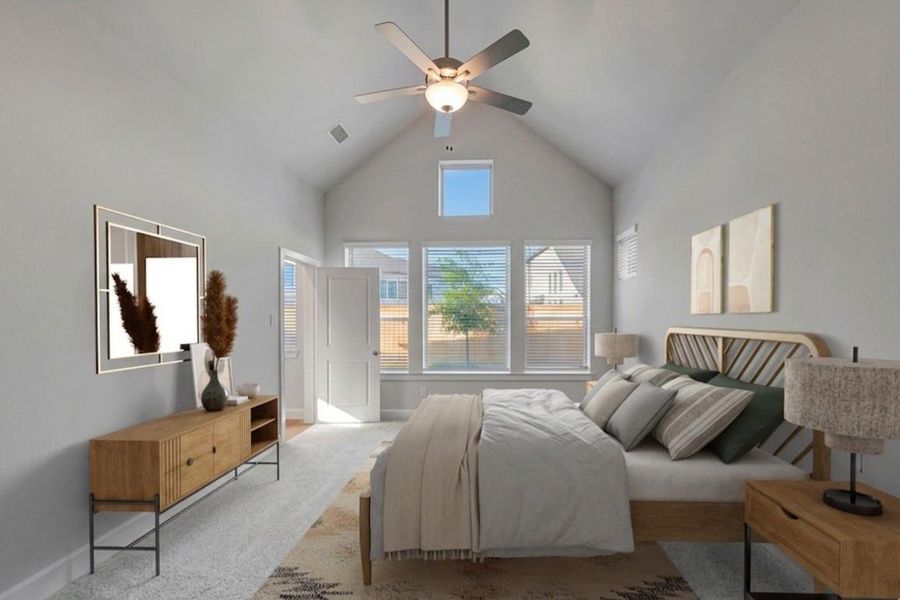 Marshall Owner's Retreat (Staged) (Photo shown is from a completed home with the same floorplan and similar design selections. Actual design selections may very slightly) Marshall Owner's Retreat (Staged) (Photo shown is from a completed home with the same floorplan and similar design selections. Actual design selections may very slightly)