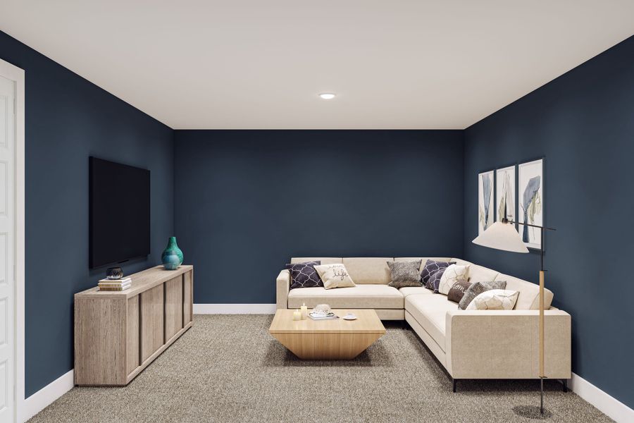 Furnished interior view inside a new home in Harvest Green, Richmond (Image 13).