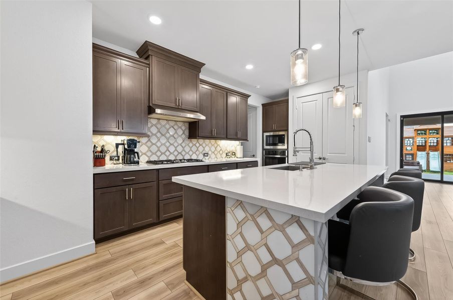 Furnished interior view inside a new home in Avalon at Cypress, Cypress (Image 46).