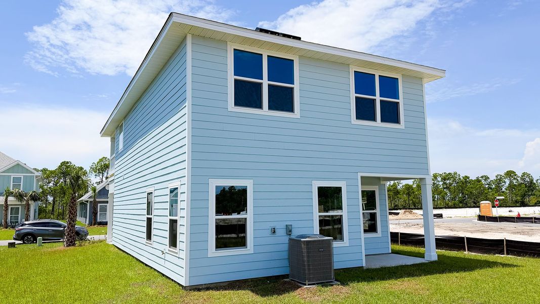 Exterior details and patio area of a home in WindMark Beach, Port Saint Joe (Image 23).