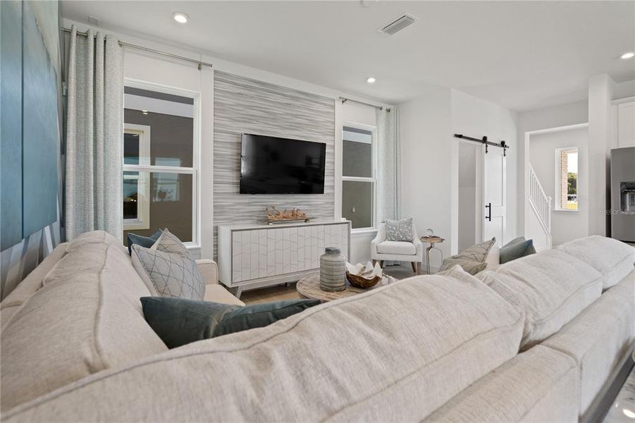 Furnished interior view inside a new home in Trinity Place, St. Cloud (Image 5). Furnished interior view inside a new home in Trinity Place, St. Cloud (Image 5).