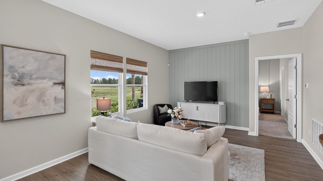 Furnished interior view inside a new home in Copes Landing, Jacksonville (Image 11).