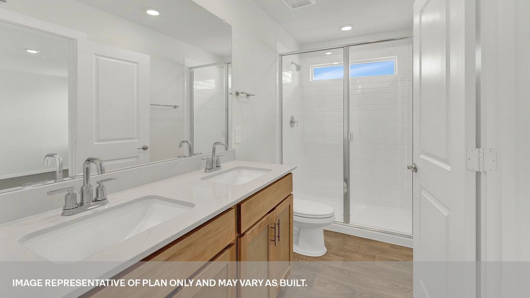 Representative furnished interior of a home built from the The  Madeline by D.R. Horton in Mayfair, New Braunfels (Image 6).