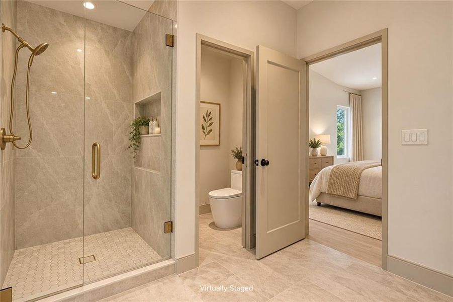 Furnished interior view inside a new home in , Dunwoody (Image 61).