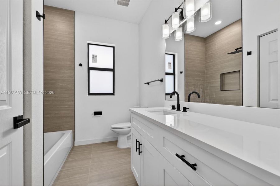 Furnished interior view inside a new home in , Fort Lauderdale (Image 10).